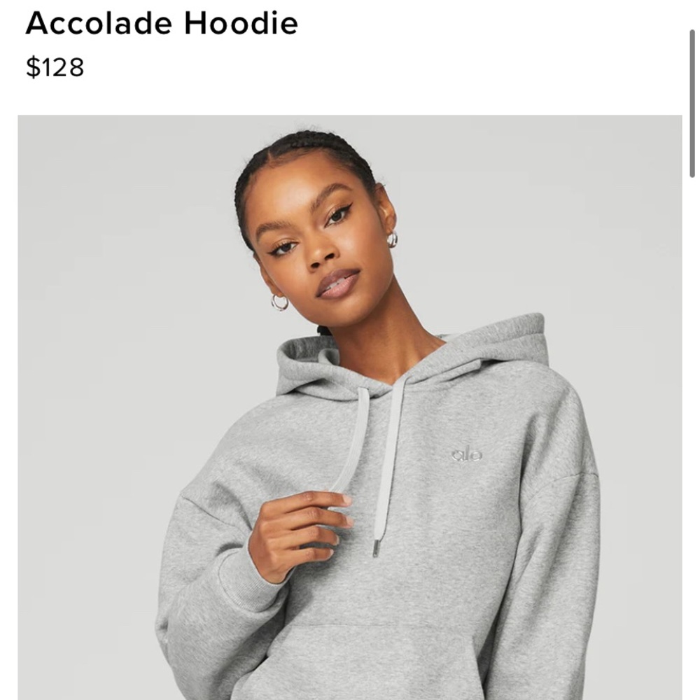 All Yoga Heather Grey Accolade Hoodie